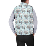 Lovely Sea Otter Pattern Men's Padded Vest