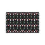 Deer Christmas new year pattern argyle Doormat