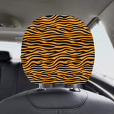 Bengal tigers skin print pattern background Car Headrest Cover