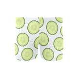 Cucumber slices pattern Men's Swimming Trunks