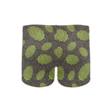 Hop pattern black background Men's Swimming Trunks
