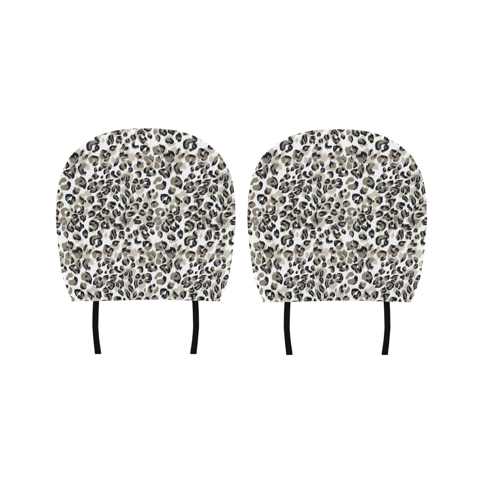 Leopard skin print pattern Car Headrest Cover