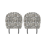 Leopard skin print pattern Car Headrest Cover