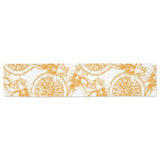 hand drawn orange fruit pattern Table Runner