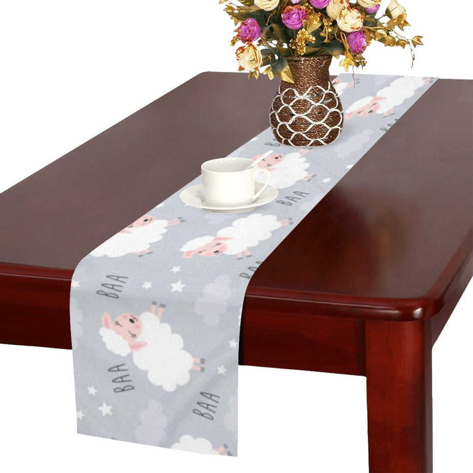 Sweet dreams sheep pattern Table Runner