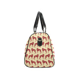 Greyhound Pattern Print Design 04 Travel Bag