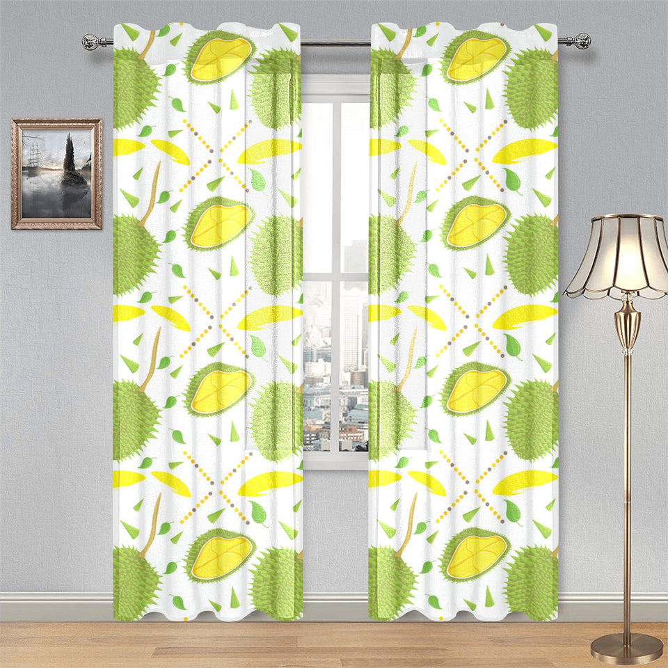 Durian pattern background Gauze Curtain