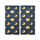 Moon star pattern Gauze Curtain