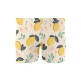 lemon flower leave pattern Men's Swimming Trunks