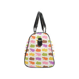 Hippopotamus Pattern Print Design 01 Travel Bag