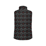 Casino Cards Suits Pattern Print Design 05 Men's Padded Vest
