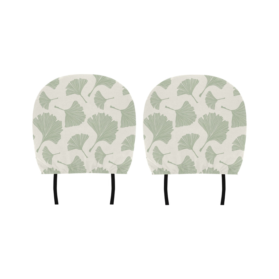 Ginkgo leaves pattern Car Headrest Cover