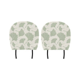 Ginkgo leaves pattern Car Headrest Cover