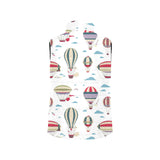 Hot air balloon pattern Men's Padded Vest