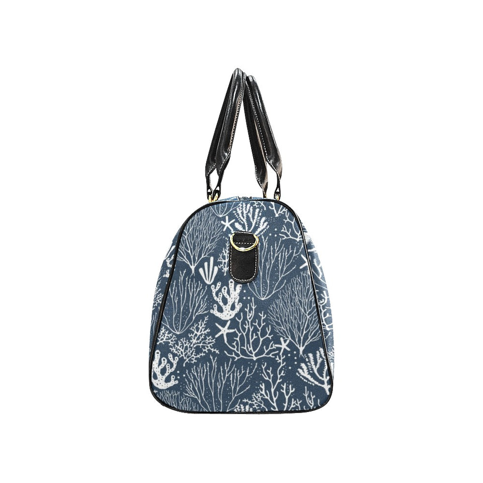 Coral Reef Pattern Print Design 05 Travel Bag