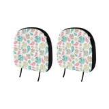 Colorful shell pattern Car Headrest Cover