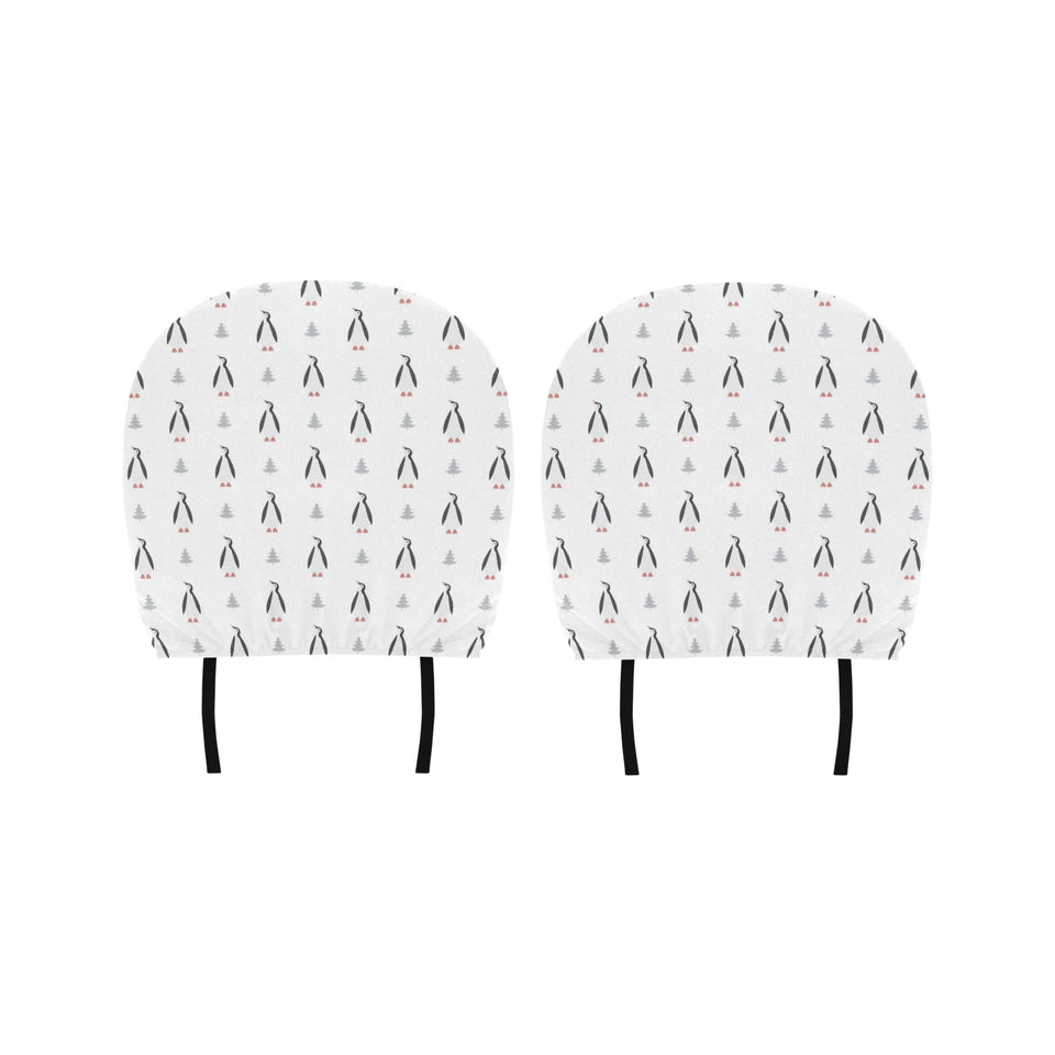 Penguin pattern Car Headrest Cover