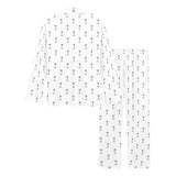 Engine Piston Background Pattern Print Design 01 Women's Long Pajama Set