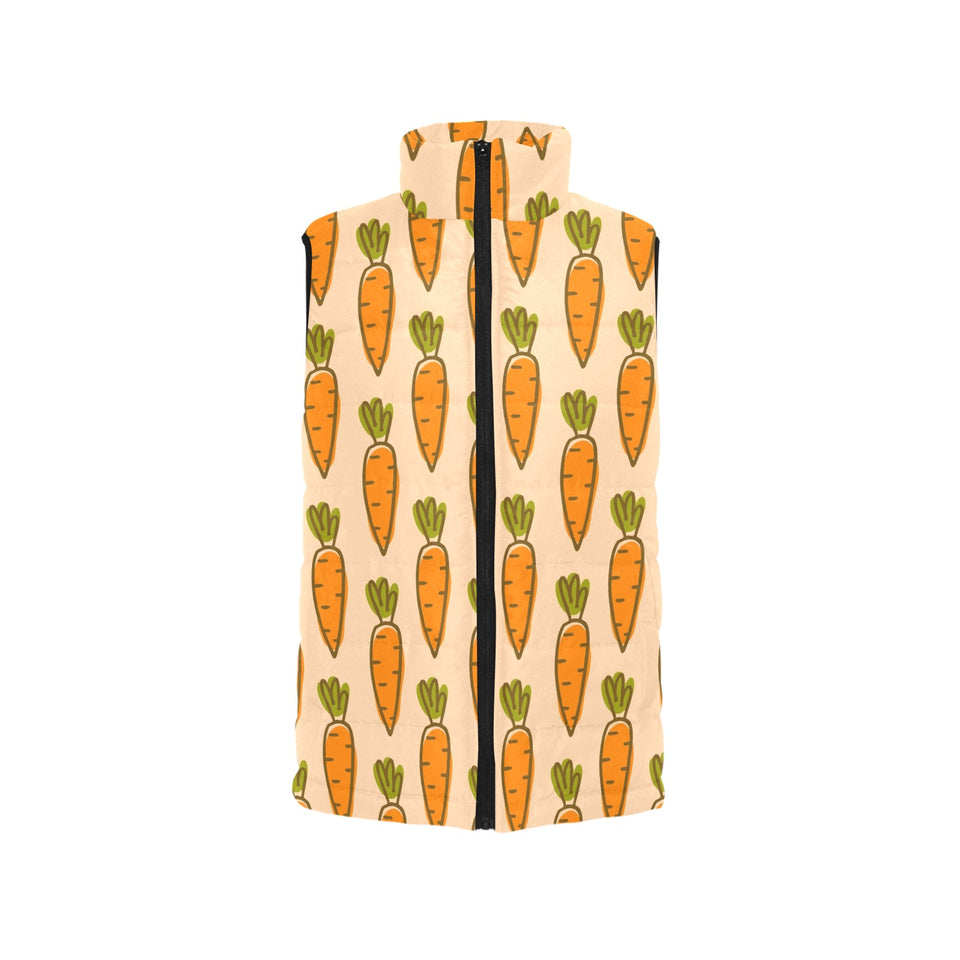 Carrot Pattern Print Design 04 Men's Padded Vest