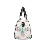Square floral indian flower pattern Travel Bag