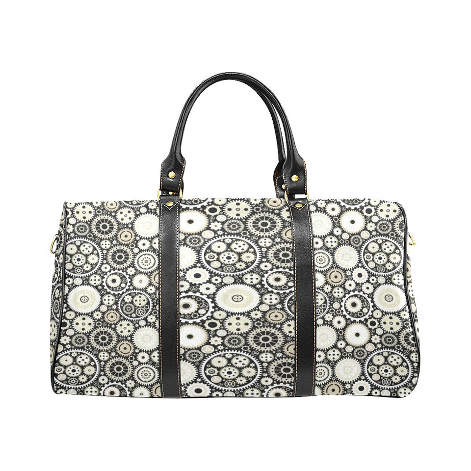Gear Pattern Print Design 02 Travel Bag