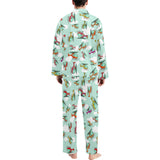 Helicopter design pattern Men's Long Pajama Set