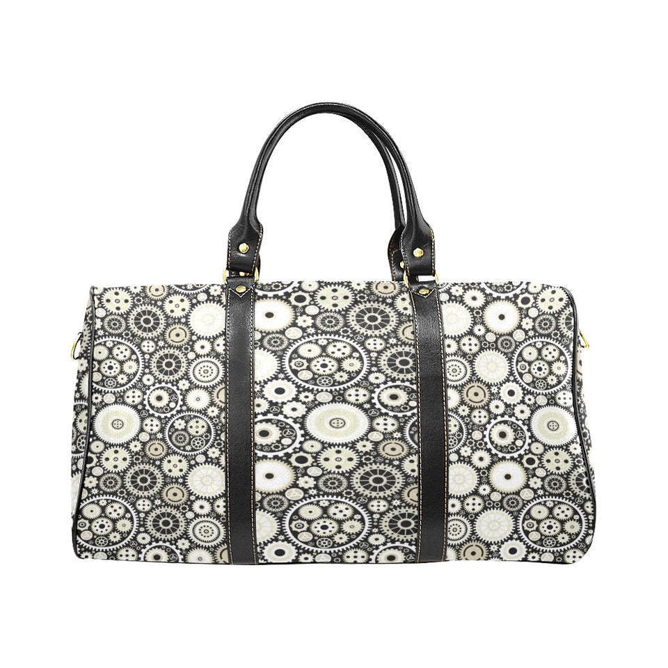 Gear Pattern Print Design 02 Travel Bag
