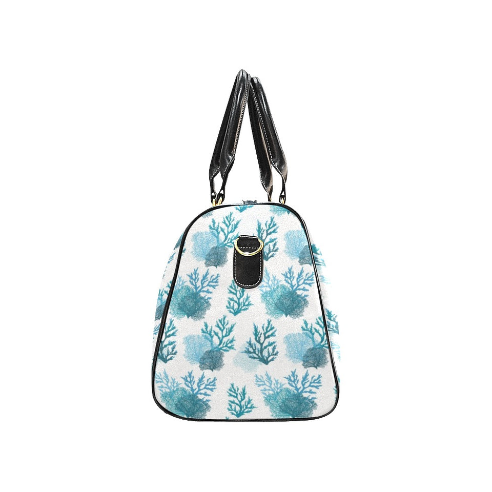 Coral Reef Pattern Print Design 04 Travel Bag