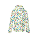 Chemistry Periodic Table Pattern Print Design 05 Women's Padded Hooded Jacket
