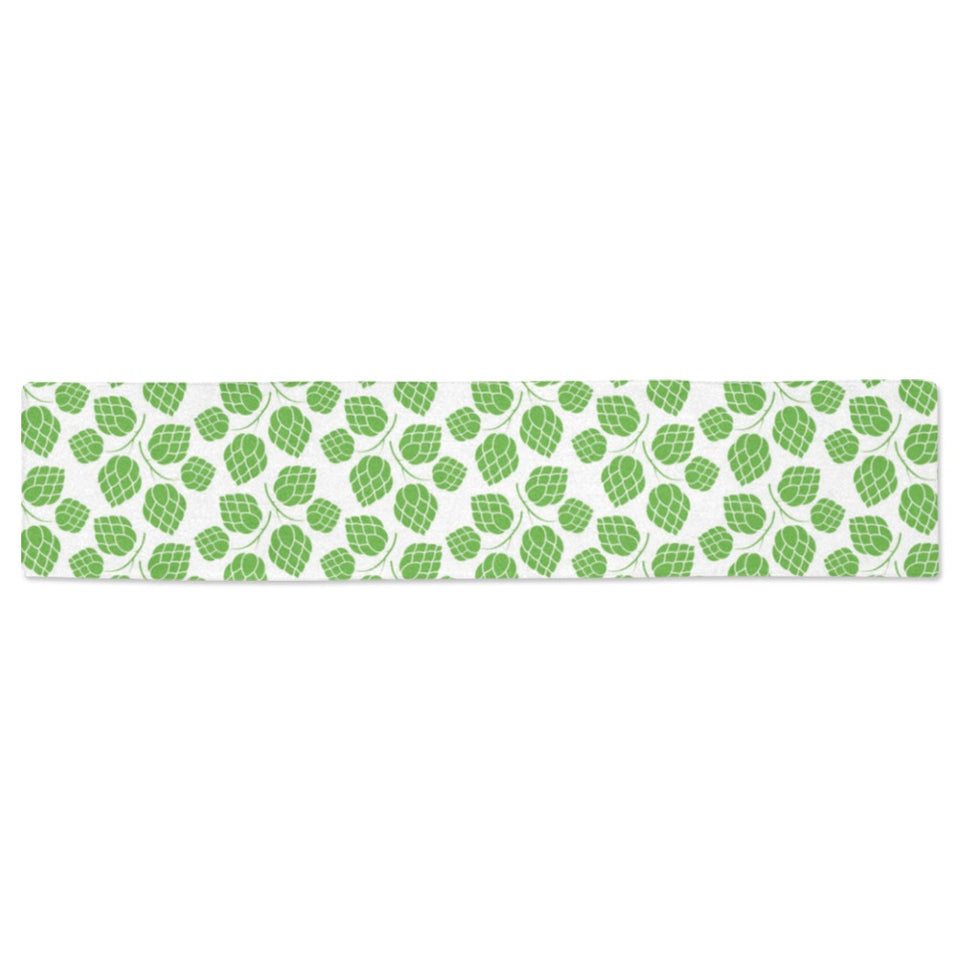 Hop pattern background Table Runner