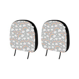Cute rainbow clound star pattern Car Headrest Cover