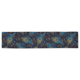 Beautiful peacock feather pattern Table Runner
