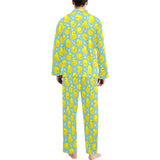 Duck Pattern Print Design 03 Men's Long Pajama Set