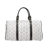 Hippopotamus Pattern Print Design 05 Travel Bag