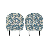 Sea turtle Polynesian Tribal design pattern Car Headrest Cover