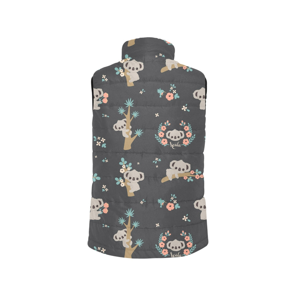 Cute koala pattern Men's Padded Vest