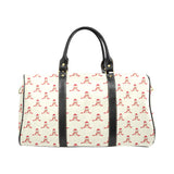 Golden Retriever Pattern Print Design 01 Travel Bag
