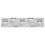 Cute raccoons leaves dot Table Runner