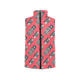 Camera Pattern Print Design 05 Men's Padded Vest