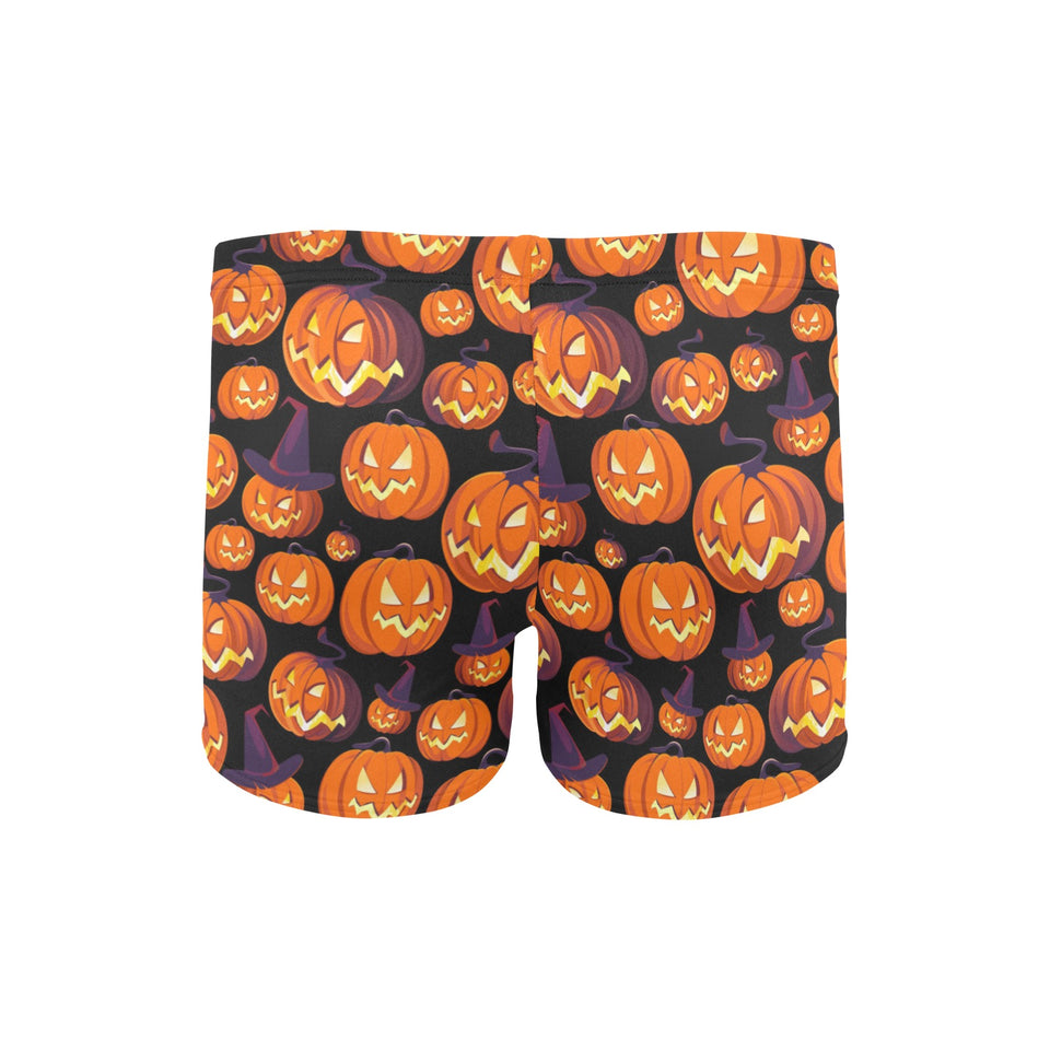 Halloween Pumpkin pattern Men's Swimming Trunks