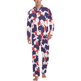 Kangaroo Australian pattern Men's Long Pajama Set