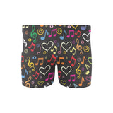 Music Notes Pattern Print Design 02 Men's Swimming Trunks