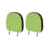 Slices of Lime pattern Car Headrest Cover