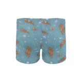 Sea otters pattern Men's Swimming Trunks