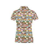 Sun Glasses Pattern Print Design 02 Women's All Over Print Polo Shirt