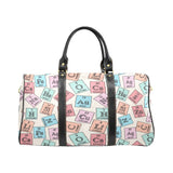 Chemistry Periodic Table Pattern Print Design 02 Travel Bag