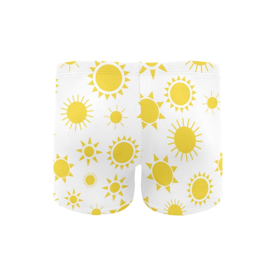 Sun pattern Men's Swimming Trunks