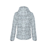 Traditional indian element pattern Women's Padded Hooded Jacket