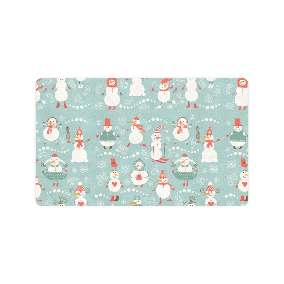 Cute snowman pattern Doormat