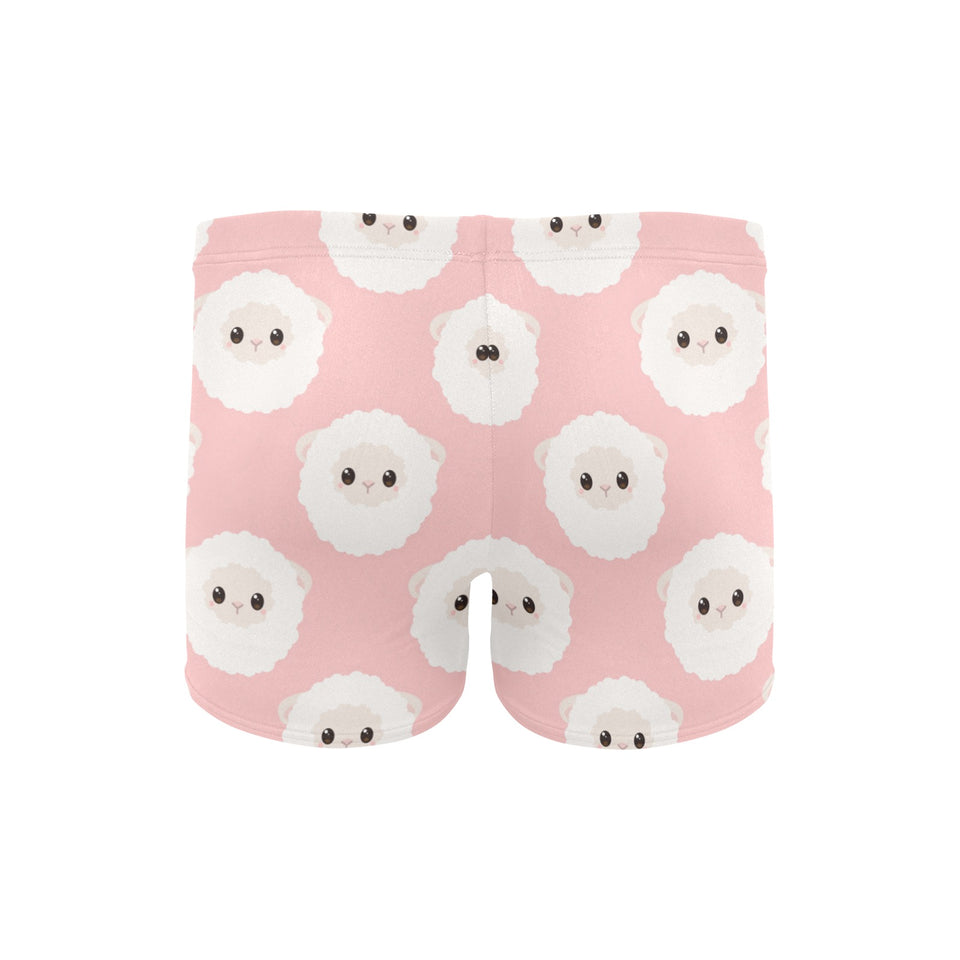 Cute sheep pattern Men's Swimming Trunks